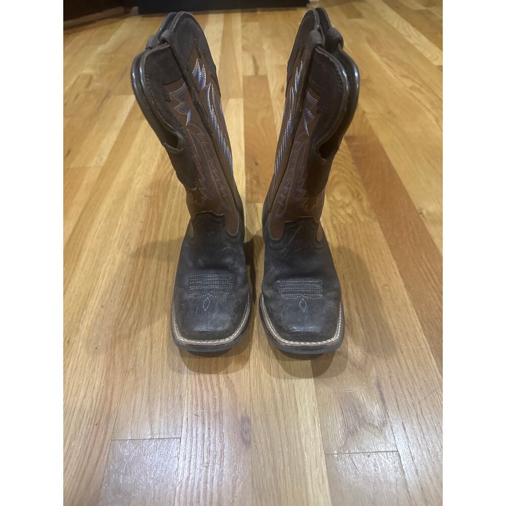 Ariat Youth Sport Western Square Toe Size 11 Rodeo Country 4LR - Picture 4 of 7